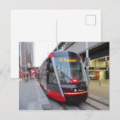 Postale Tramway Sydney Light Rail à Circular Quay Carte po (Devant / Derrière)
