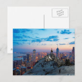 Postale Travailler avec une carte papier pour réussir (Devant / Derrière)