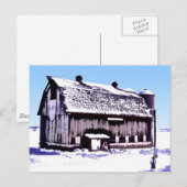 Postale Trescher Barn- carte postale. (Devant / Derrière)