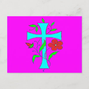 Postale Trois modèles une carte couleurs vives