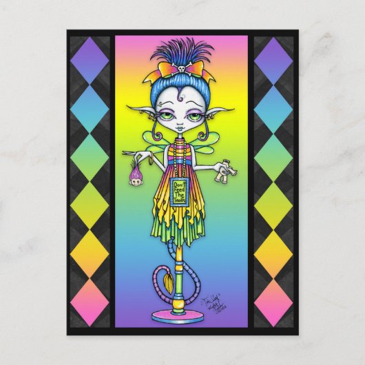 Postale Trolly Pixie Stick Sideshow Freak Troll Carte post (Devant)