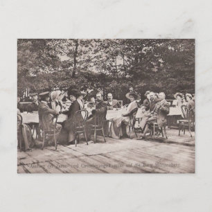 Postale Tsar de la famille de Russie & royaux Hesse Carte 