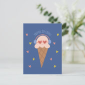 Postale Tu es si cool carte de la Saint-Valentin glace (Debout devant)