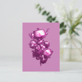 Postale Tumbling teapots carte de poste fractale (Debout devant)