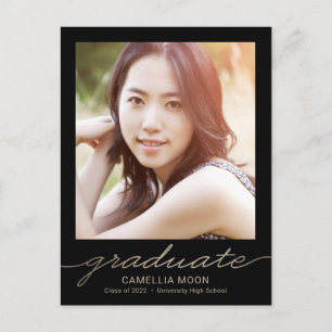 Postale Type opulent Editable Color Graduation Carte posta