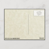 Postale Typographie de la carte de Londres (Dos)