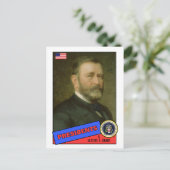 Postale Ulysses S. Grant Carte De Baseball (Debout devant)