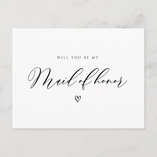 Postale un script simple vous serez ma carte d'honneur (Devant)