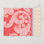 Postale une carte au coeur rouge (Devant)