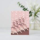 Postale Une carte de ballerine (Debout devant)