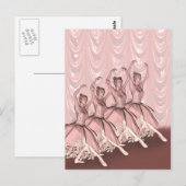 Postale Une carte de ballerine (Devant / Derrière)