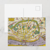 Postale Une carte de Merseyside, Liverpool (Devant / Derrière)