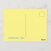 Postale Une carte de Pâques de lapin (Dos)