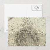 Postale Une carte générale du globe terrestre ou du monde (Devant / Derrière)