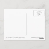 Postale Une Douche De Souvenirs Gravelly (TM) Carte Postal (Dos)