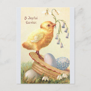 Postale Une Pâques Joyeuse ... Carte Pâques vintage