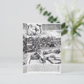 Postale Une section d'une carte de Milan, 1640 (Debout devant)