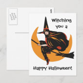 Postale Une Vintage carte Halloween (Devant / Derrière)