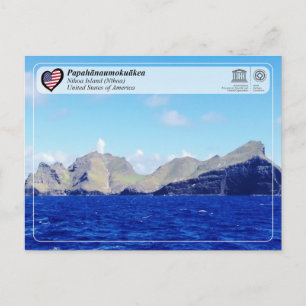 Postale UNESCO - Papahānaumokuākea - Nihoa Island Carte po
