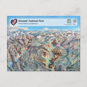Postale UNESCO WHS - Parc national de Yosemite - Carte pos