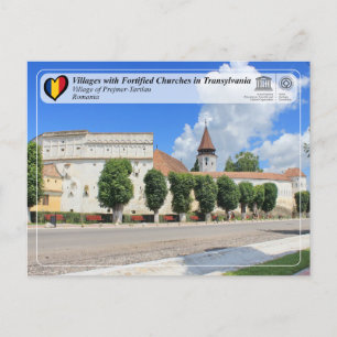 Postale UNESCO WHS - Village de Prejmer-Tartlau Carte post