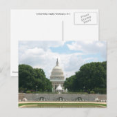 Postale United States Capitol, Washington, D.C. Carte post (Devant / Derrière)