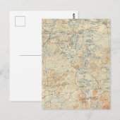 Postale Upper Saranac Lake Détail de l'ancienne carte topo (Devant / Derrière)