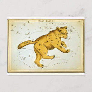 Postale Ursa Grande carte astronomique par Sidney Hall