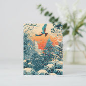 Postale US Capitol Hill Christmas Tree Carte de vacances,  (Debout devant)