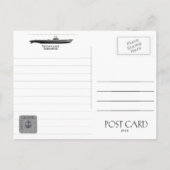POSTALE USS USS QUILLBACK SS-424 SOUS-MARINE - CARTE POSTA (Dos)