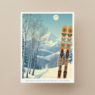 Postale Vail Ski Resort Colorado vacances ski Carte postal