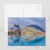 Postale Valencia Espagne Architecture Moderne Carte Postal (Devant / Derrière)