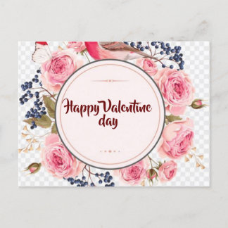 Postale valentines jour carte de voeux Design doux