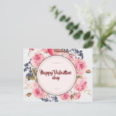 Postale valentines jour carte de voeux Design doux (Debout devant)