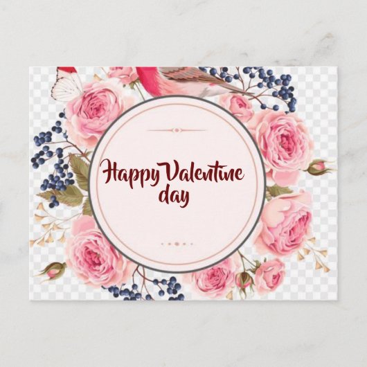 Postale valentines jour carte de voeux Design doux (Devant)