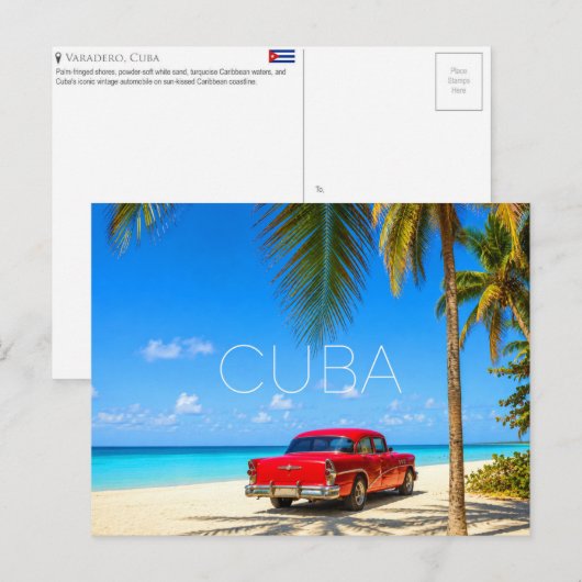 Postale Varadero, Cuba Carte de Voyage (Devant / Derrière)