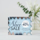 Postale Vente de chaussures | Magasin de détail | Carte pl (Debout devant)