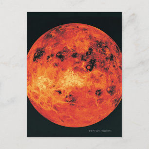 Postale Vénus, carte radar