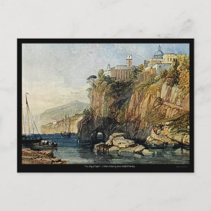 Postale Vico, Baie de Naples Watercolor Painting Carte pos