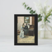 Postale Vielle carte postale, vilaine Vicaire (Debout devant)