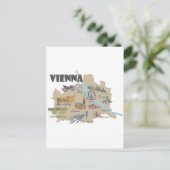 Postale Vienne Autriche Présentation de la carte (Debout devant)
