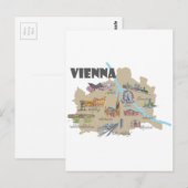 Postale Vienne Autriche Présentation de la carte (Devant / Derrière)