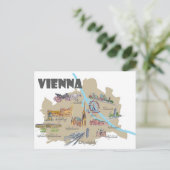 Postale Vienne Autriche Présentation de la carte (Debout devant)