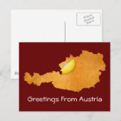 Postale Viennese Schnitzel - Carte De L'Autriche (Devant / Derrière)