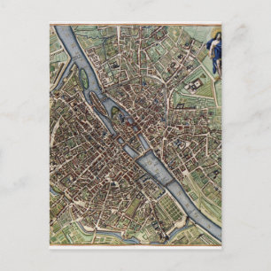 Postale Vieux Paris Vintage Carte shabbychic