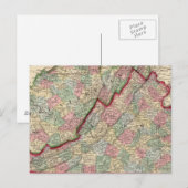 Postale Virginia, W Virginia Carte par Mitchell (Devant / Derrière)