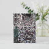 Postale Visages dans la foule Glasgow Scotland Carte posta (Debout devant)