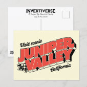 Postale "Visite Pittoresque Juniper Valley" - Carte postal (Devant / Derrière)