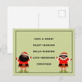 Postale Vœu de Noël amusant Carte de vacances (Devant / Derrière)