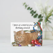 Postale Voici votre carte (Debout devant)